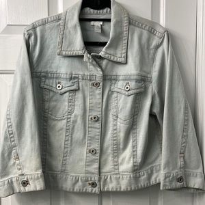 COPY - Chico’s Platinum Denim Jacket